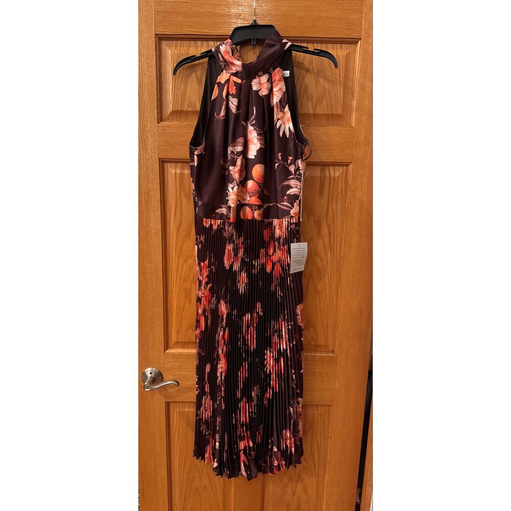 Eliza J Floral Print Sleeveless Midi Dress - Size 12 (see narrative) - Picture 3 of 10